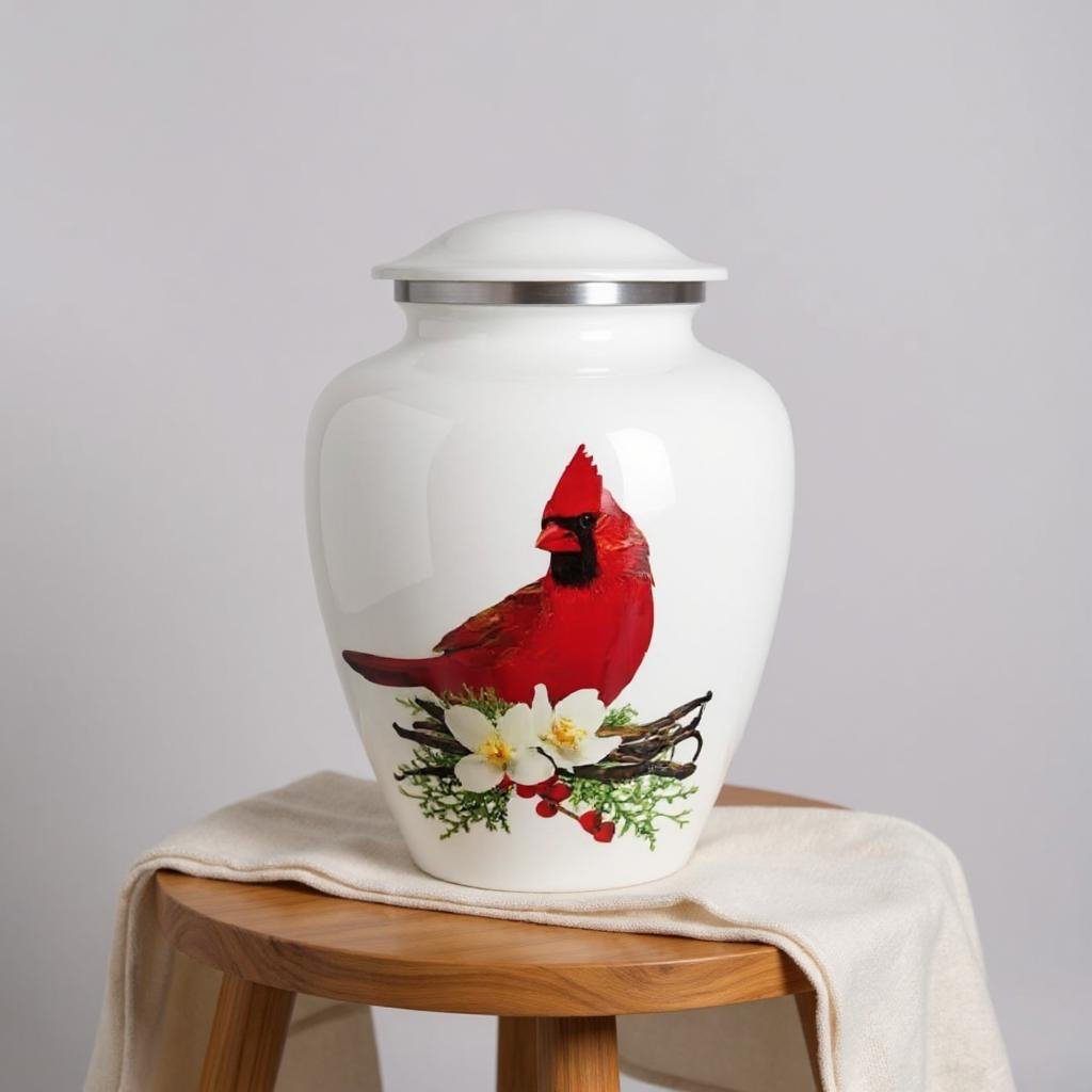 Cardinal Blessings Cremation Urn image 0