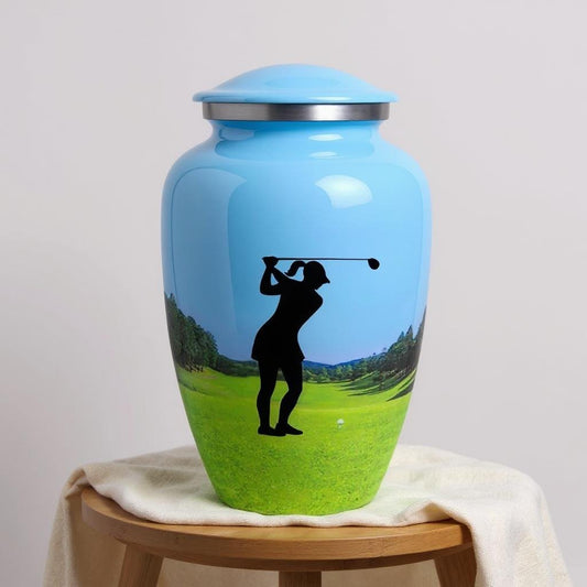 Golfer’s Tribute Cremation Urn image 0
